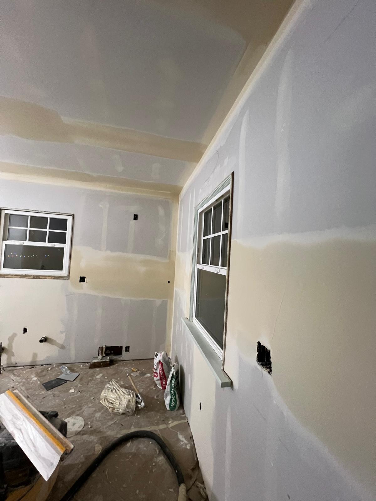 Step 3: Taping and mudding