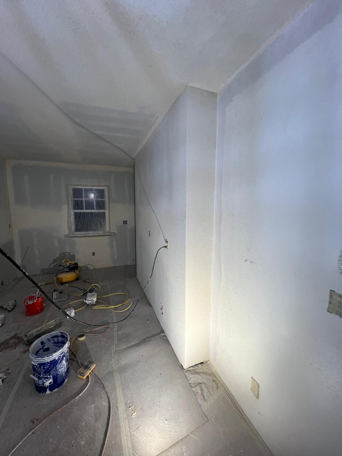 Step 5: Completed smooth walls