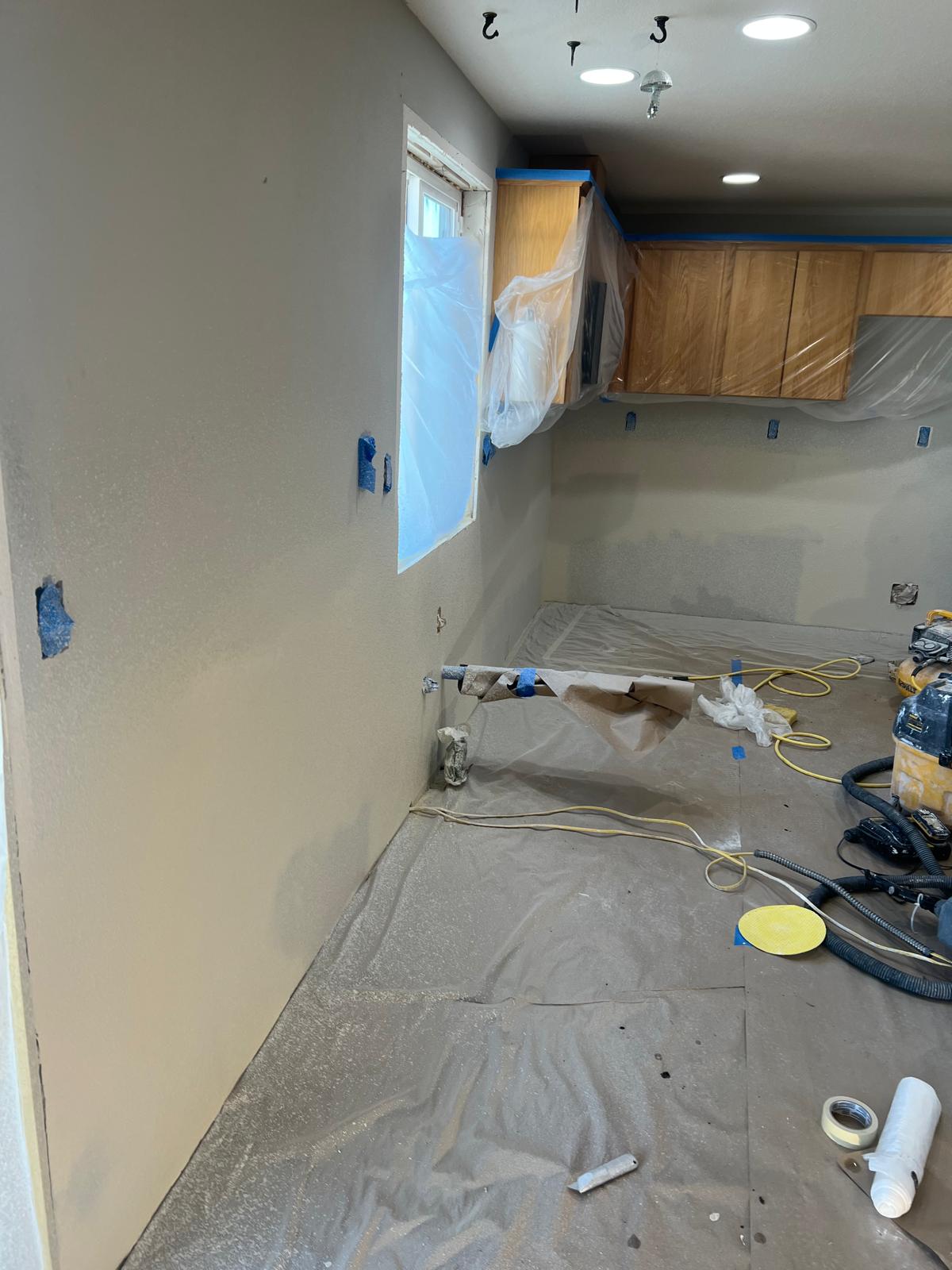 Texturing preparation work